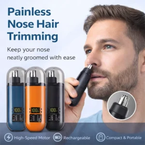 USB Rechargeable Nose Ear Hair Trimmer Men Electric Mini Clipper Washable