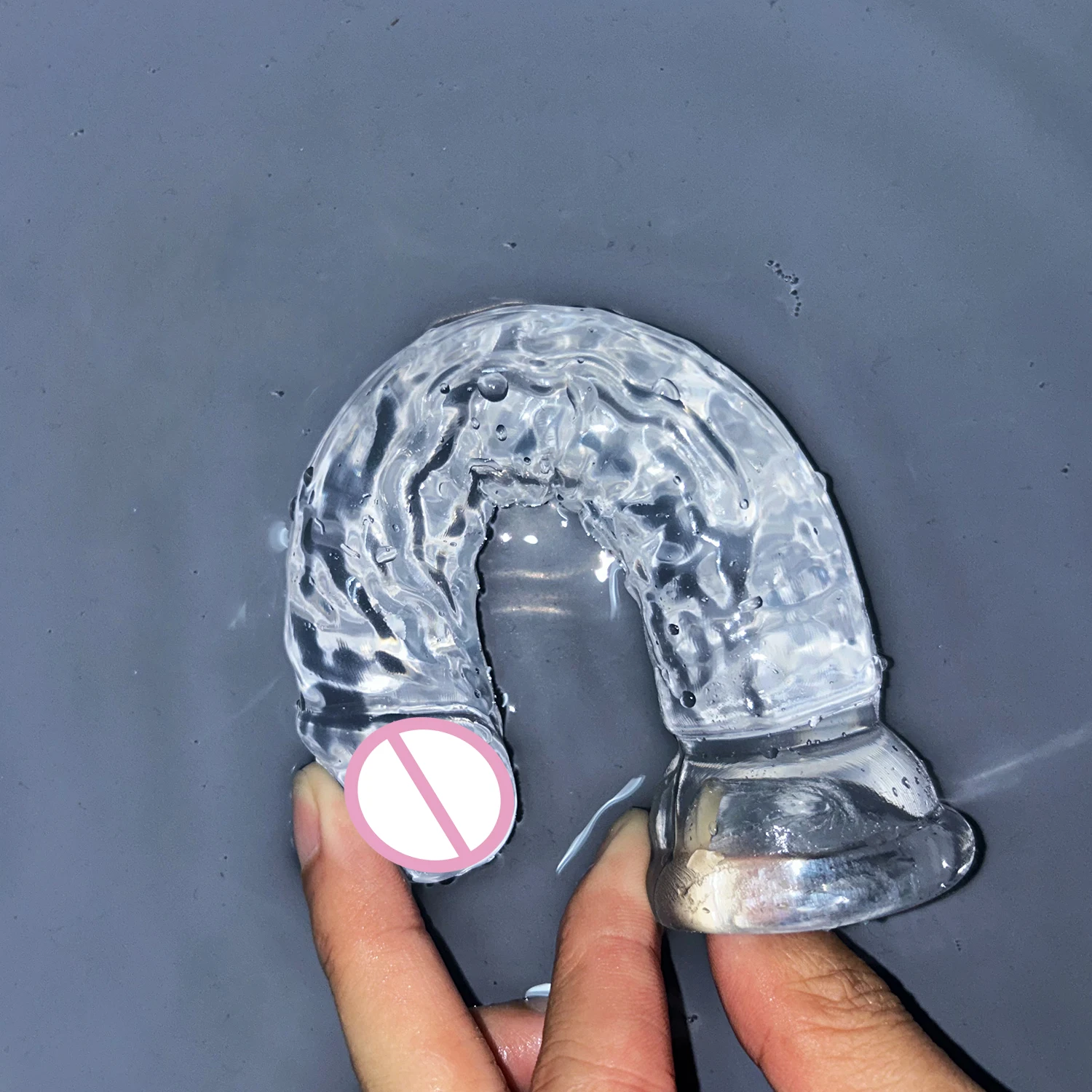 5 Colors Mini Transparent Suction Cup Dildo Soft Personal Massager Toy - Image 5